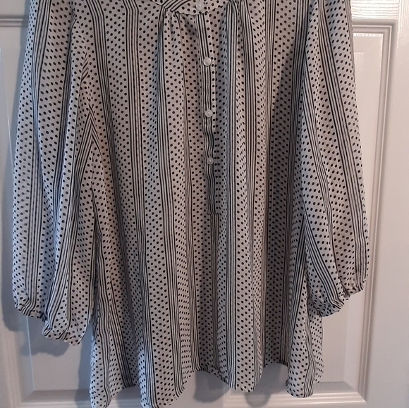 LOFT Sheer Blouse - Picture 3 of 6